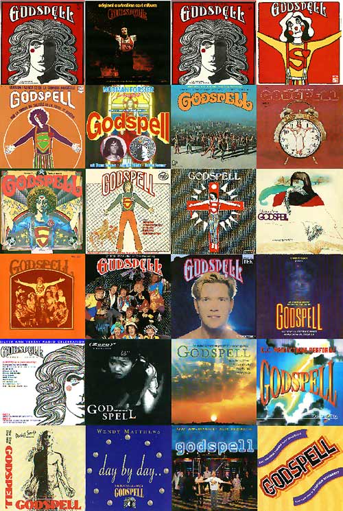 Godspell Album Covers Montage. Back to previous page