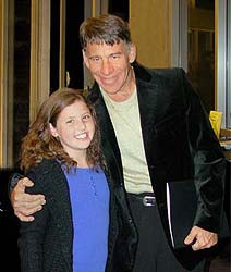 Stephen Schwartz with young fan 2006