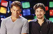 Stephen Schwartz and Scott Schwartz as father and son