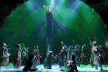 Wicked defying gravity scene