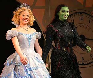 Wicked Glinda and Elphaba Costumes - copyright Ben Strothmann